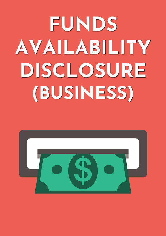 Funds availability disclosure business rev